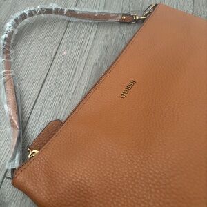 Guess brown shoulder purse